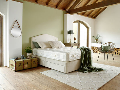 Heritage Arch Divan Bed Set with Mattress - TheBedCraze