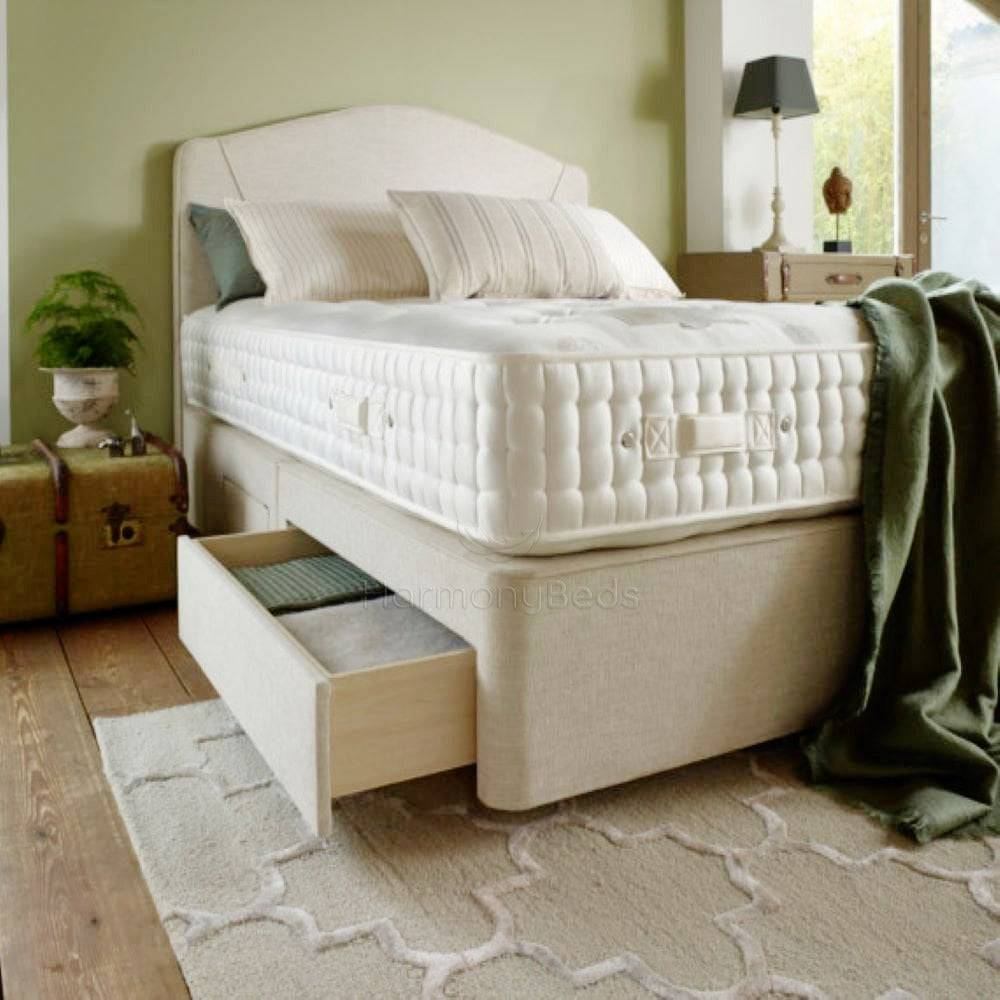Heritage Arch Divan Bed Set with Mattress - TheBedCraze